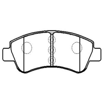 Колодки тормозные дисковые (нов арт GK0894) <b>CTR CKPU-37</b>