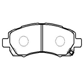 Колодки тормозные дисковые (нов арт GK0989) <b>CTR CKSU-2</b>