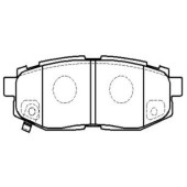 Колодки тормозные дисковые (нов арт GK1014) <b>CTR CKSU-27</b>