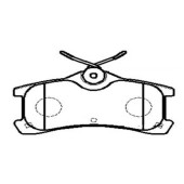 Колодки тормозные дисковые задние Toyota Corolla 1.4i/1.6i/2.0D 97-00 диск 14''/15'' с ABS (нов арт GK1165) <b>CTR CKT-152</b>