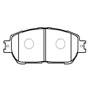 Колодки тормозные дисковые передние Lexus ES 250/300/300 &24V USA model 98> (нов арт GK1034) <b>CTR CKT-20</b>