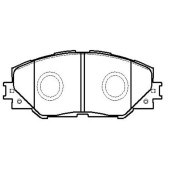 Колодки тормозные дисковые передние Toyota RAV IV 2.0VVT-i/2.2D-4D 06> (нов арт GK1063) <b>CTR CKT-49</b>