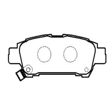 Колодки тормозные дисковые задние Toyota Previa/Avensis Verso 2.0i/2.4i/2.0D4-D 00> (нов арт GK1074) <b>CTR CKT-60</b>