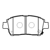 Колодки тормозные дисковые передние Toyota Yaris 1.0i-1.5i1.4D 99>Celica 1.8i 99> (нов арт GK1022) <b>CTR CKT-8</b>