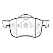 Колодки тормозные дисковые (нов арт GK1220) <b>CTR CKVO-8</b>