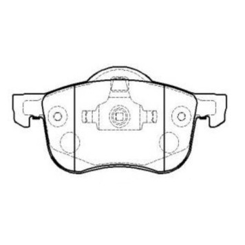 Колодки тормозные дисковые (нов арт GK1220) <b>CTR CKVO-8</b>