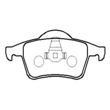 Колодки тормозные дисковые задние подходит для VOLVO S80 98>/S60/V70 00>/C70 97-00/XC70 2.5D5 02> (нов арт GK1221) <b>CTR CKVO-9</b>