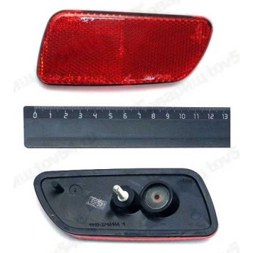 Катафот бампера заднего ВАЗ 1117, 1119 Калина правый <b>ДААЗ 1119-3716138</b>