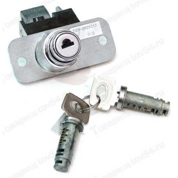 Замок багажника ВАЗ 2108 в сборе с личинками <b>ДААЗ 2108-6100045-21</b>