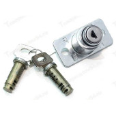 Замок багажника ВАЗ 2111, 2112 в сборе с личинками <b>ДААЗ 2111-6100040-30</b>