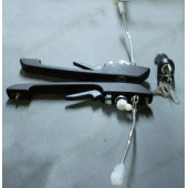 Ручка двери наруж ВАЗ 2109, 2115 перед (2шт) личинки, замок багажника 2115 <b>ДААЗ 2114-6100040-20</b>