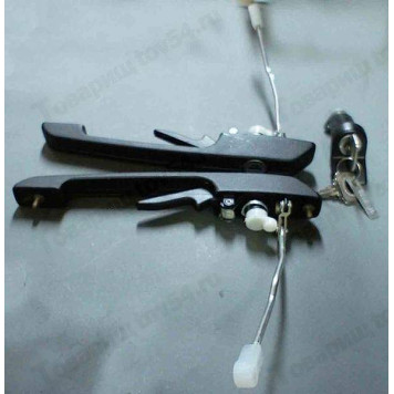 Ручка двери наруж ВАЗ 2109, 2115 перед (2шт) личинки, замок багажника 2115 <b>ДААЗ 2114-6100040-20</b>