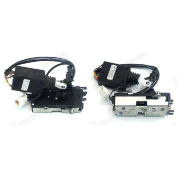 Механизм замка двери внутренний ВАЗ 2123 (передней) левый (с мотор.редук.) <b>ДААЗ 2123-6105013-11</b>