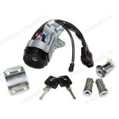 Замок зажигания ВАЗ 2191 с личинками <b>ДААЗ 2191-6105006</b>