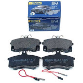 Колодки тормозные  ВАЗ 2108-2110 передние с датч.износа DAFMI D140SMI (2108-3501080, 2110-3501080)