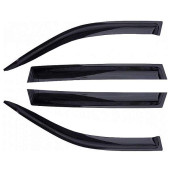 Ветровики (дефлекторы) для дверей ВАЗ 2110, 2112, 2170 Приора самоклеящиеся <b>DELTA DN-00005</b>