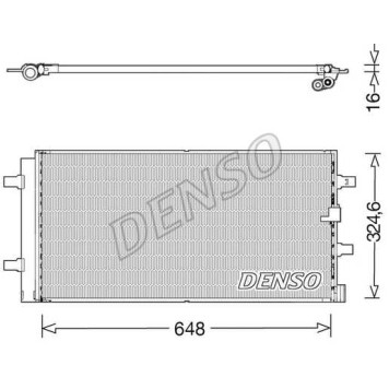 Конденсор <b>DENSO DCN02044</b>