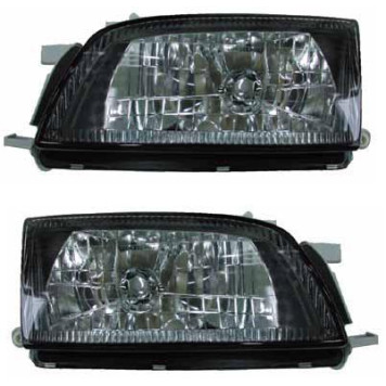 Фара TOYOTA CALDINA / CARINA E 92-96 лев.+прав. комплект, черный хрусталь <b>DEPO 212-1156PXLD-2</b>
