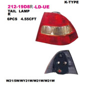 Фонарь правый sdn TOYOTA COROLLA 2002- (E120) / <b>DEPO 212-19D8R-LD-UE</b>