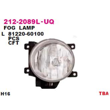 Фара противотуманная TOYOTA LAND CRUISER 200 12- / RAV4 13-15 лев. <b>DEPO 212-2089L-UQ</b>