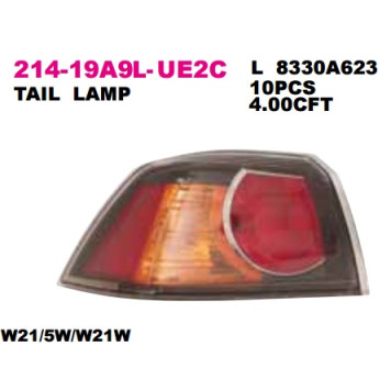 Фонарь зад L (на крыло) (черный) <b>DEPO 21419A9LUE2C</b>