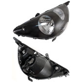 Фара HONDA FIT 01-07 5D черная под электрокорректор <b>DEPO 217-1148L-LEMD2</b>
