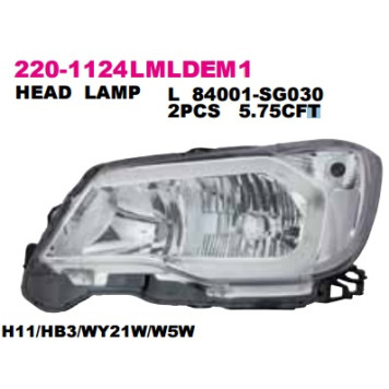 FORESTER фара лев с регмотор <b>DEPO 2201124LMLDEM1</b>