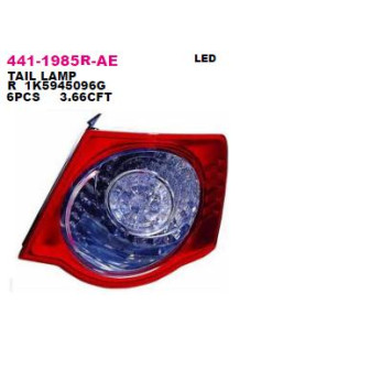 Фонарь наружный правый светодиодный VW JETTA 2005- / <b>DEPO 441-1985R-AE</b>