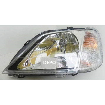 Фара левая под корректор -2008 RENAULT LOGAN 2005- / <b>DEPO 551-1153L-LD-EM</b>