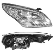 Фара RENAULT MEGANE III 08- хром с электрокорректором <b>DEPO 551-1178RMLDEM1</b>