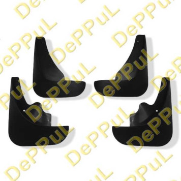 Брызговики седан (комплект 4 шт. задние+передние) FORD FOCUS II 2007-... <b>DEPPUL DE151326FF4</b>