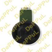Резистор вентилятора отопителя AUDI A2 (00-05), SKODA FABIA (99-06), RAPID (13-.), VW POLO (01-09) <b>DEPPUL DE329QA</b>