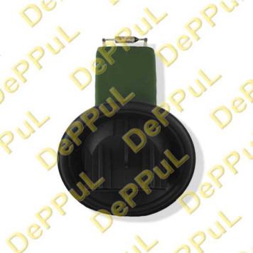 Резистор вентилятора отопителя AUDI A2 (00-05), SKODA FABIA (99-06), RAPID (13-.), VW POLO (01-09) <b>DEPPUL DE329QA</b>
