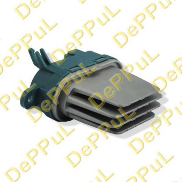 Резистор вентилятора отопителя AUDI Q7 (05-15), VW TOUAREG (02-10), TRANSPORTER T5 (03-..) <b>DEPPUL DEL2751B</b>