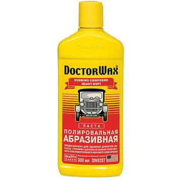Паста полировальная Doctor Wax Абразивная (300мл), DW8287