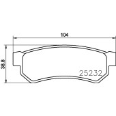 Комплект тормозных колодок, дисковый тормоз <b>ДОН PCP1085</b>