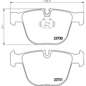 Комплект тормозных колодок, дисковый тормоз <b>ДОН PCP1242</b>