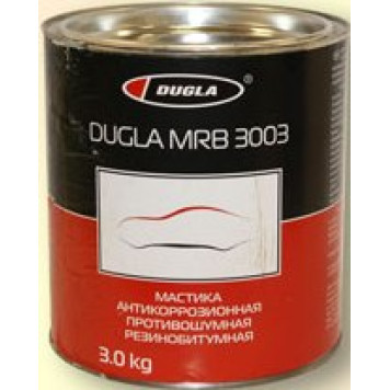 Мастика противошумная резинобитумная DUGLA (3кг) MRB3003
