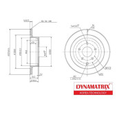 Диск тормозной <b>DYNAMATRIX DBD1506</b>
