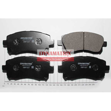 Комплект колодок для дисковых тормозов <b>DYNAMATRIX DBP1327</b>
