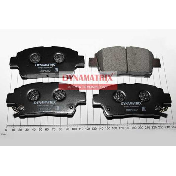 Комплект колодок для дисковых тормозов <b>DYNAMATRIX DBP1392</b>