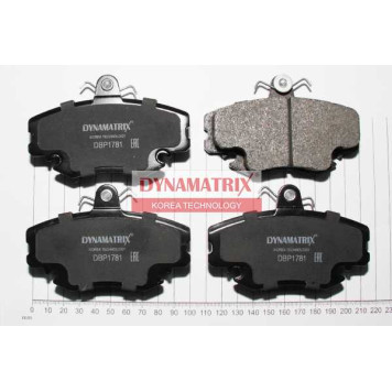 Комплект колодок для дисковых тормозов <b>DYNAMATRIX DBP1781</b>