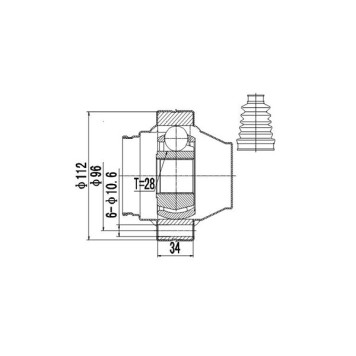 Комплект шруса <b>DYNAMATRIX DCV699148</b>