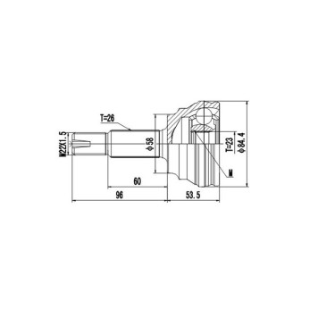 Комплект шруса <b>DYNAMATRIX DCV859036</b>