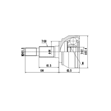 Комплект шруса <b>DYNAMATRIX DCV861050</b>