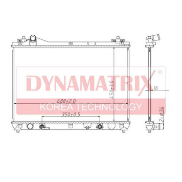 Радиатор охлаждения <b>DYNAMATRIX DR64199</b>