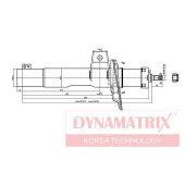 Амортизатор подвески газонаполненный <b>DYNAMATRIX DSA334834</b>