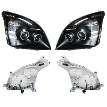 Фара TOYOTA LAND CRUISER PRADO 02-09 черный линза диодный тюнинг комплект лев.+прав. <b>EAGLE EYES PF-EE-212-11D7-BL</b>-1