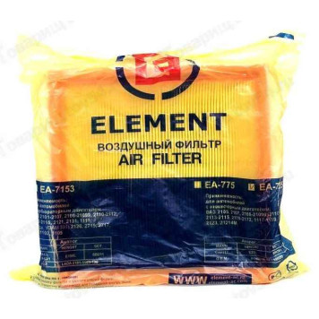 Фильтр воздушный ВАЗ 2112 ЕА-725 без сетки <b>ELEMENT EA-725П</b>