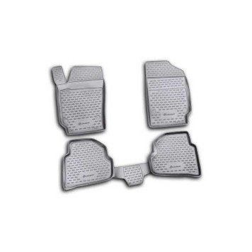 Коврики в салон VW Polo 2010->, 4 шт. сед.(полиуретан) <b>ЭЛЕМЕНТ NLC.51.30.210k</b>